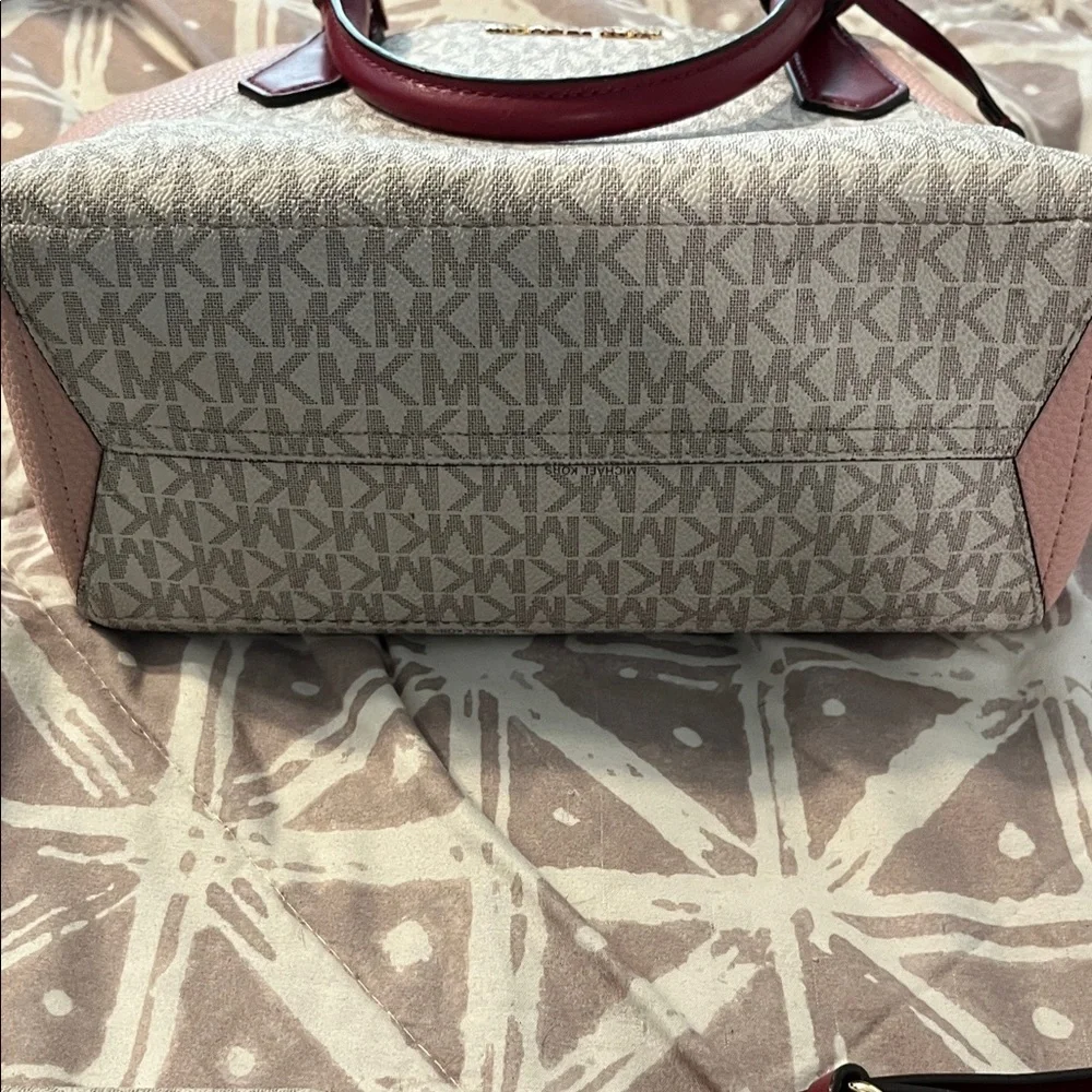 Michael Kors Pink and Cream Satchel Set - Picture 3 of 3